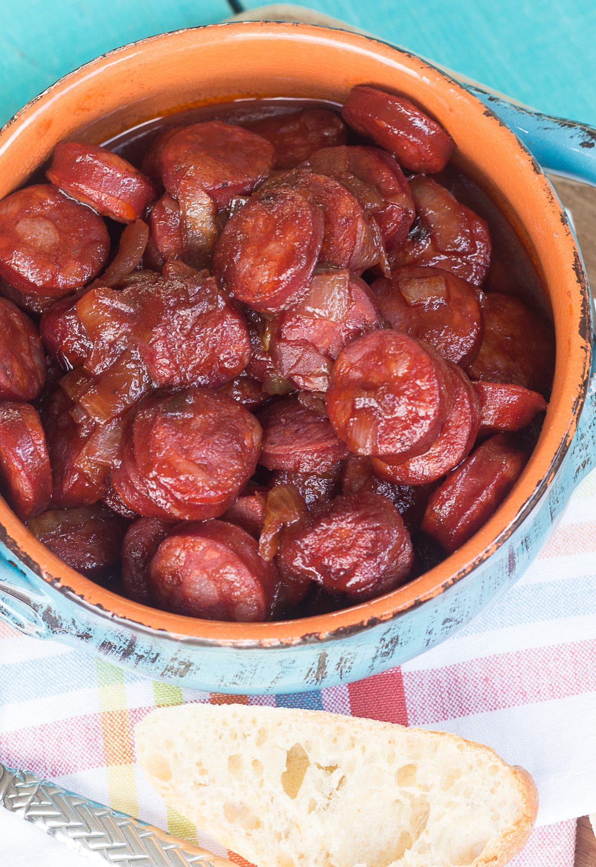 Receta de Chorizo al Vino.