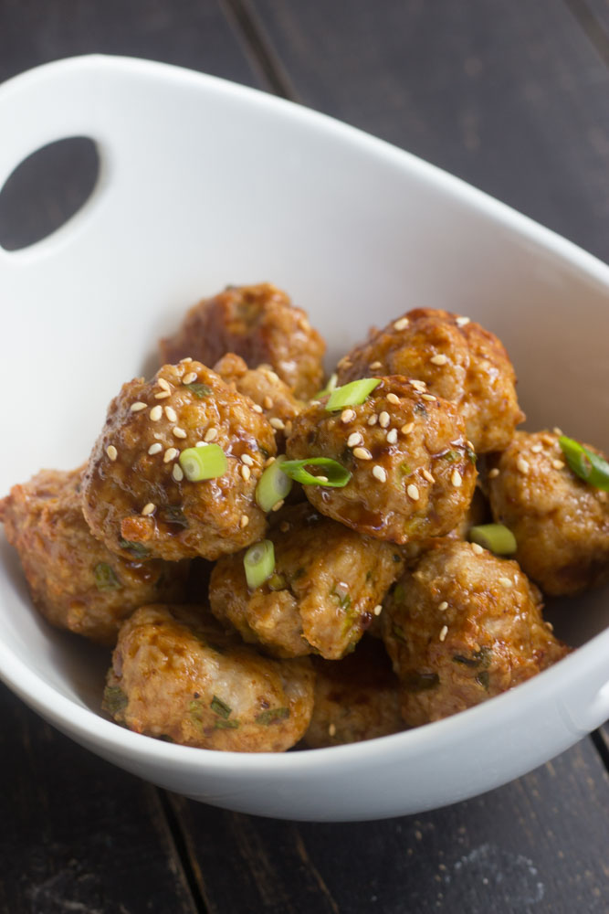 Receta de albondigas de cerdo asiaticas con salsa hoisin