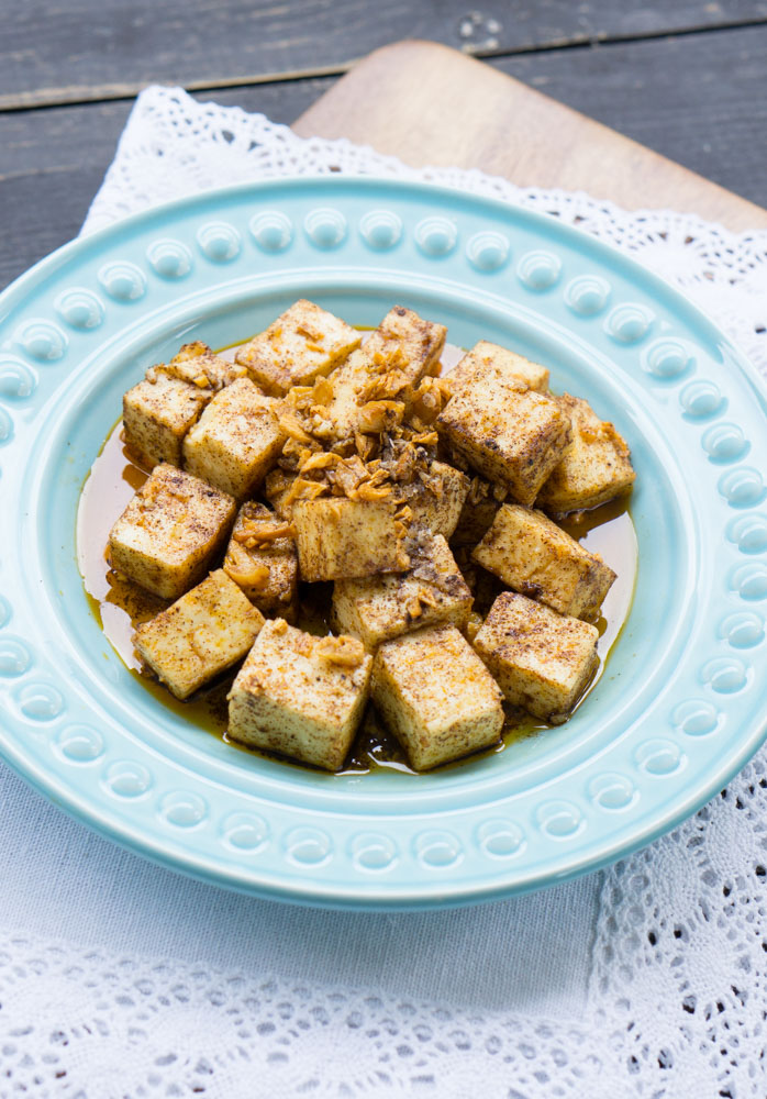 Receta de Queso Frito con Ajo