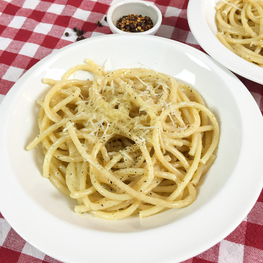 Receta de Pasta Cacio e Pepe