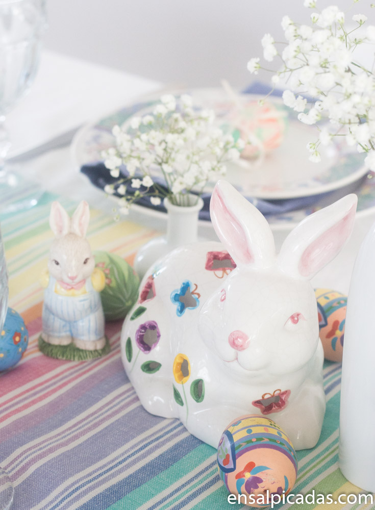Ideas para la decoración de la mesa para Pascua.