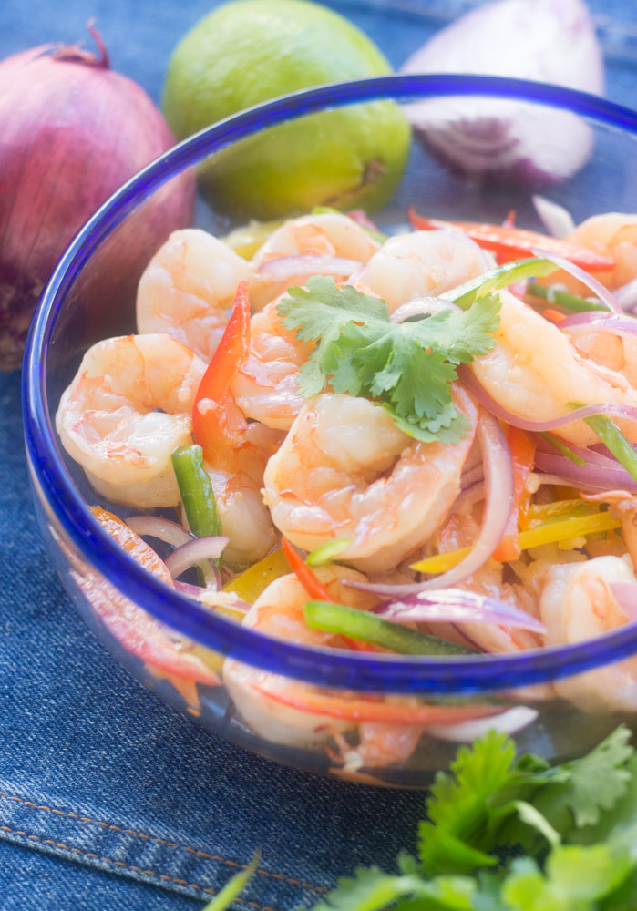 Receta de Ensalada de Camarones