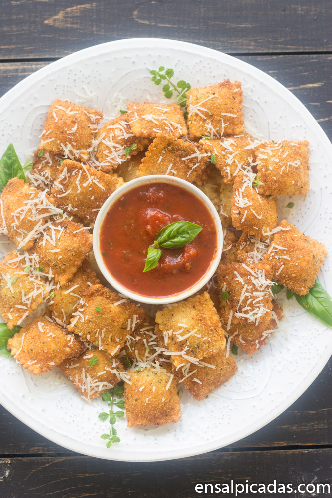 Receta de Raviolis Fritos