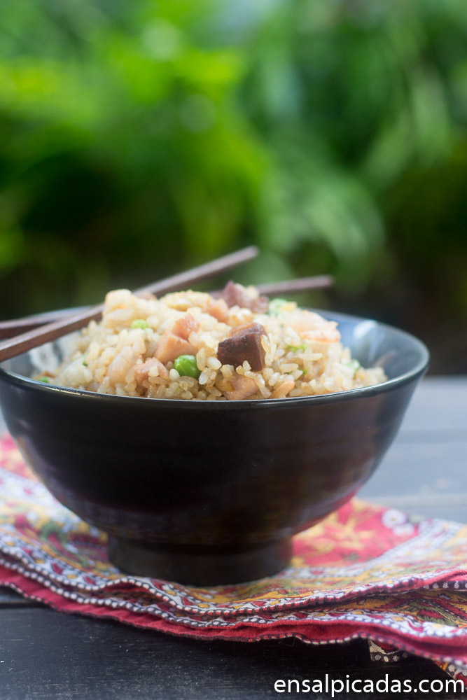 Cómo hacer Arroz Frito Chino