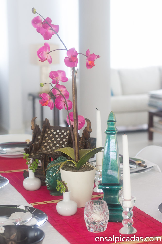 Decoracion de la Mesa Tema Asiatico