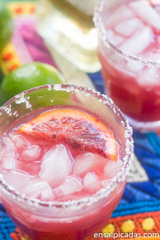 Receta de Blood Orange Skinny Margarita
