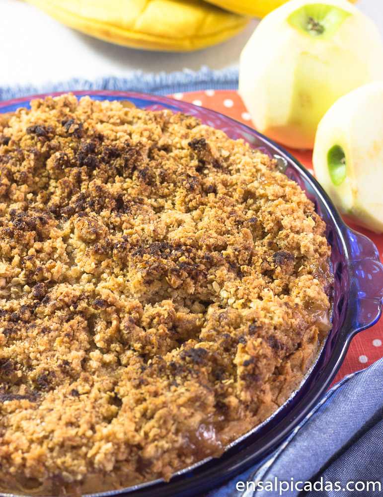 Receta de pastel de manzana - Apple Crumble Pie