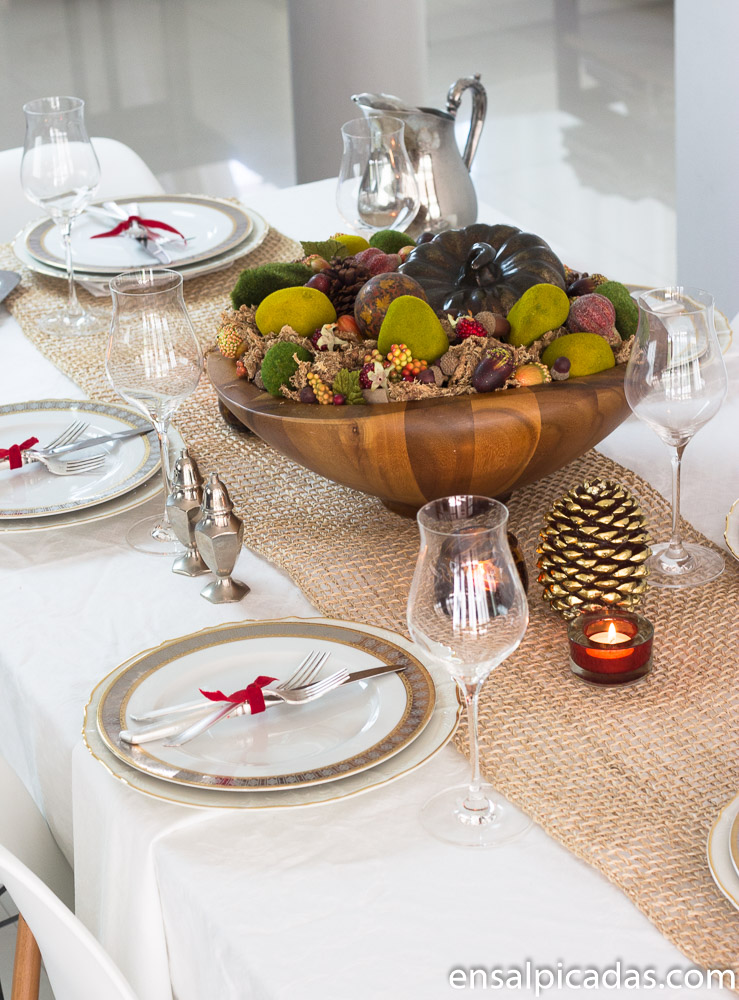 Decoración de la Mesa Acción de Gracias