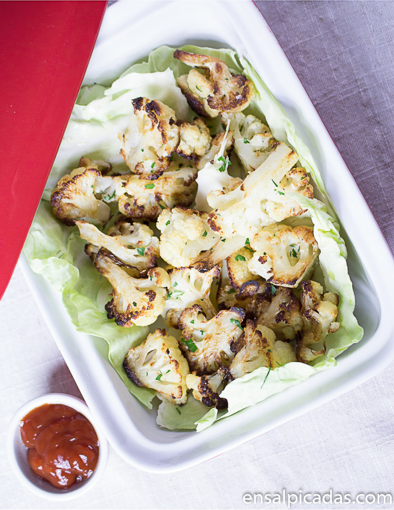 Receta de coliflor al horno