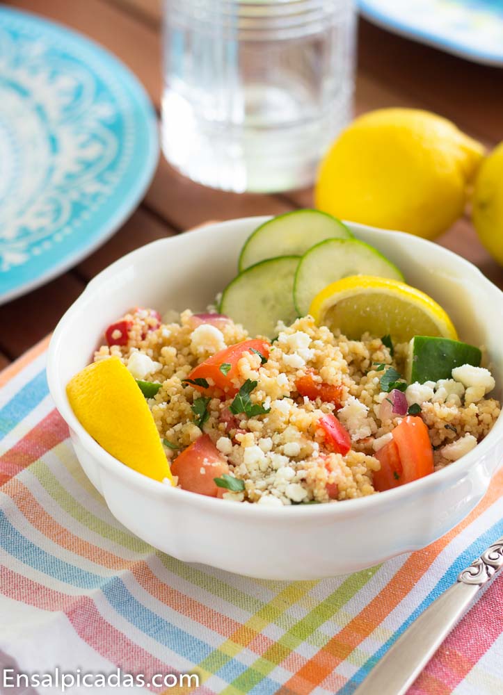 Receta de Couscous Mediterráneo