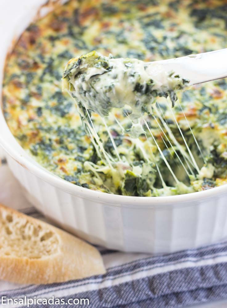 Receta de Dip de Espinacas