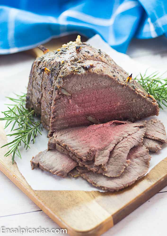 Receta de roast beef.