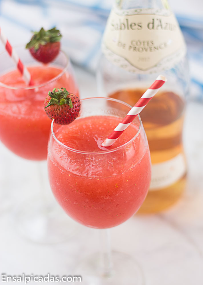Receta de Frosé - frozen rosé