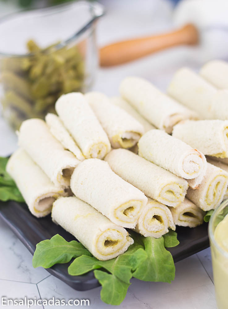 Receta de Sándwiches (sandwichitos) de espárrrago