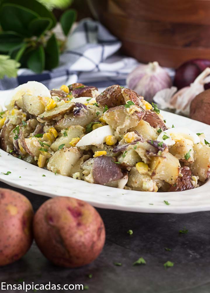 Ensalada de Papas co Papas al Horno Receta