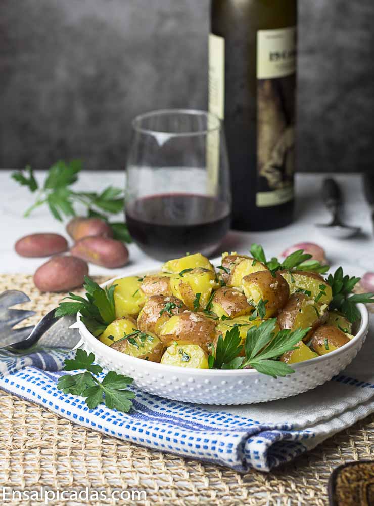 Receta de Papas con Ajo y Perejil