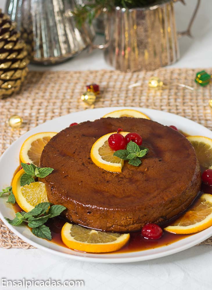 Receta de Flan de naranja con sabor suave