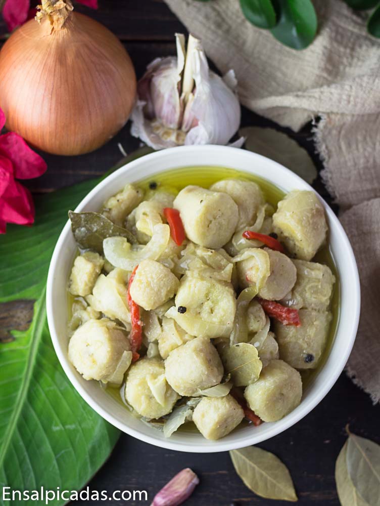 Receta de Guineos en Escabeche estilo Puertorriqueño