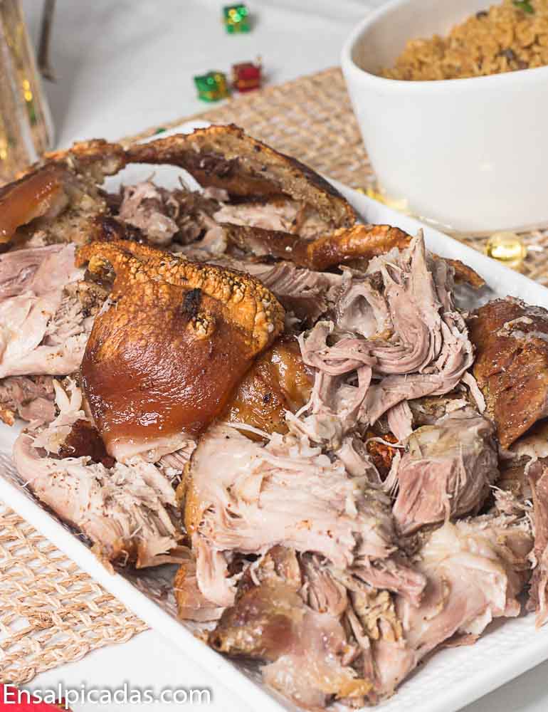 Receta de Pernil al horno estilo puertorriqueño