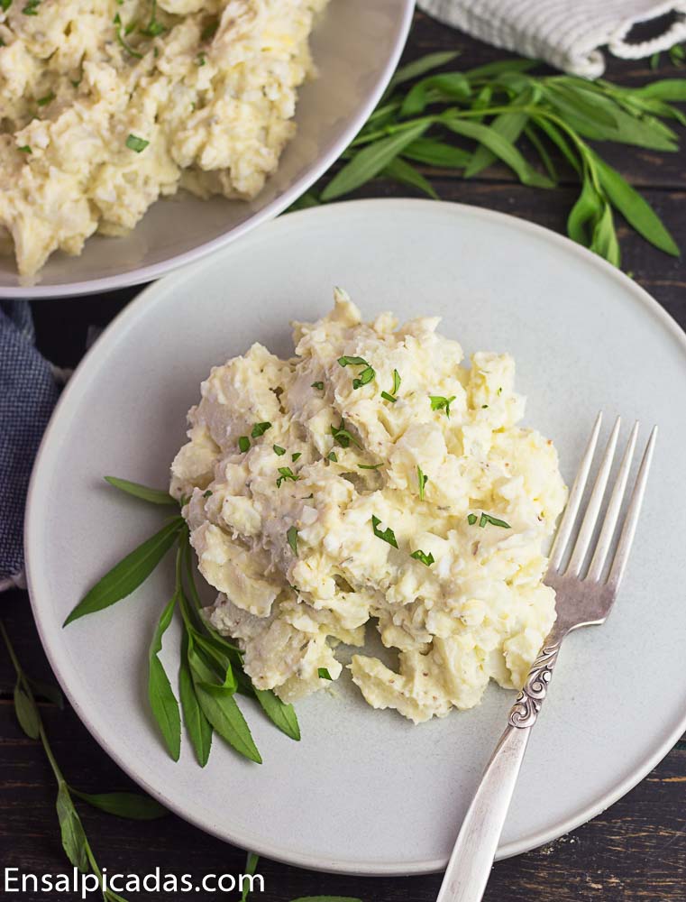 Receta de Ensalada de Papas con Mostaza y Estragón