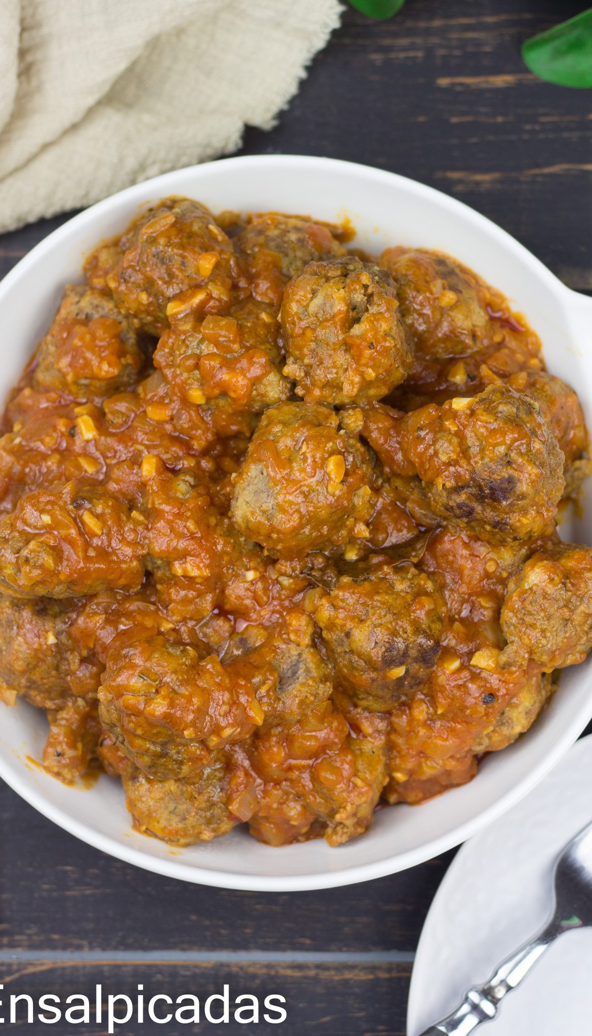 Receta de albóndigas en salsa