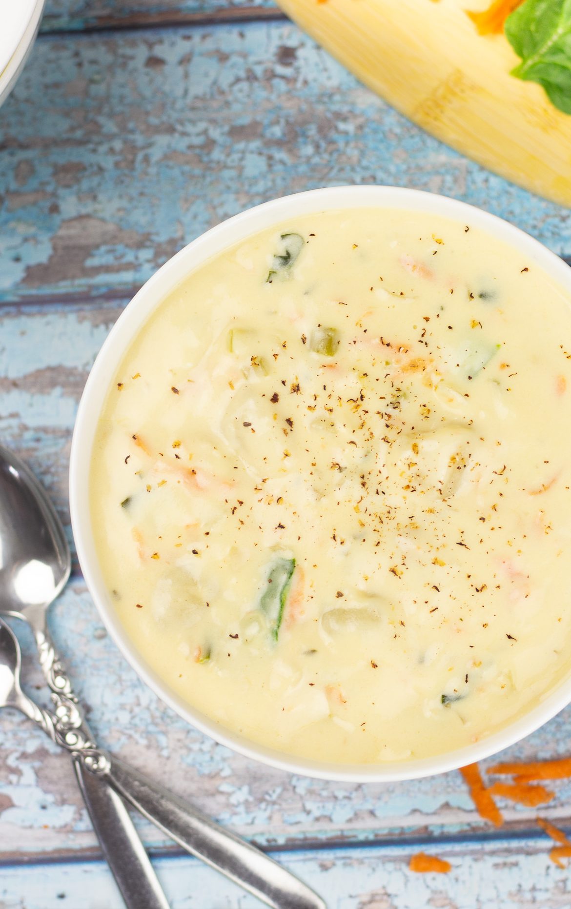 Receta de Copycat Sopa Olive Garden ñoquis y pollo