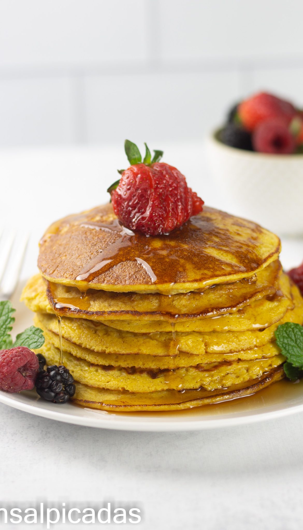 Receta de Pancakes Saludables con Avena e ingrediente Secreto